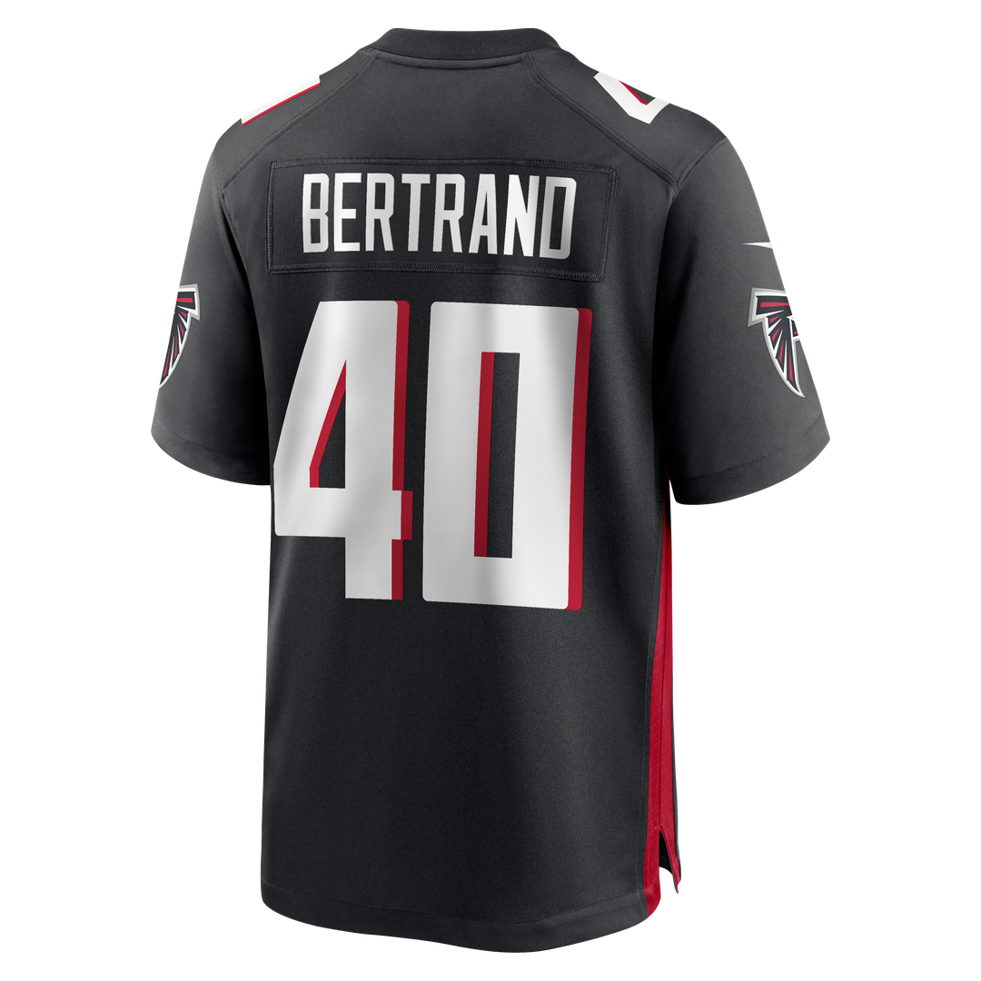 JD Bertrand Atlanta Falcons Nike Black Team Game Jersey