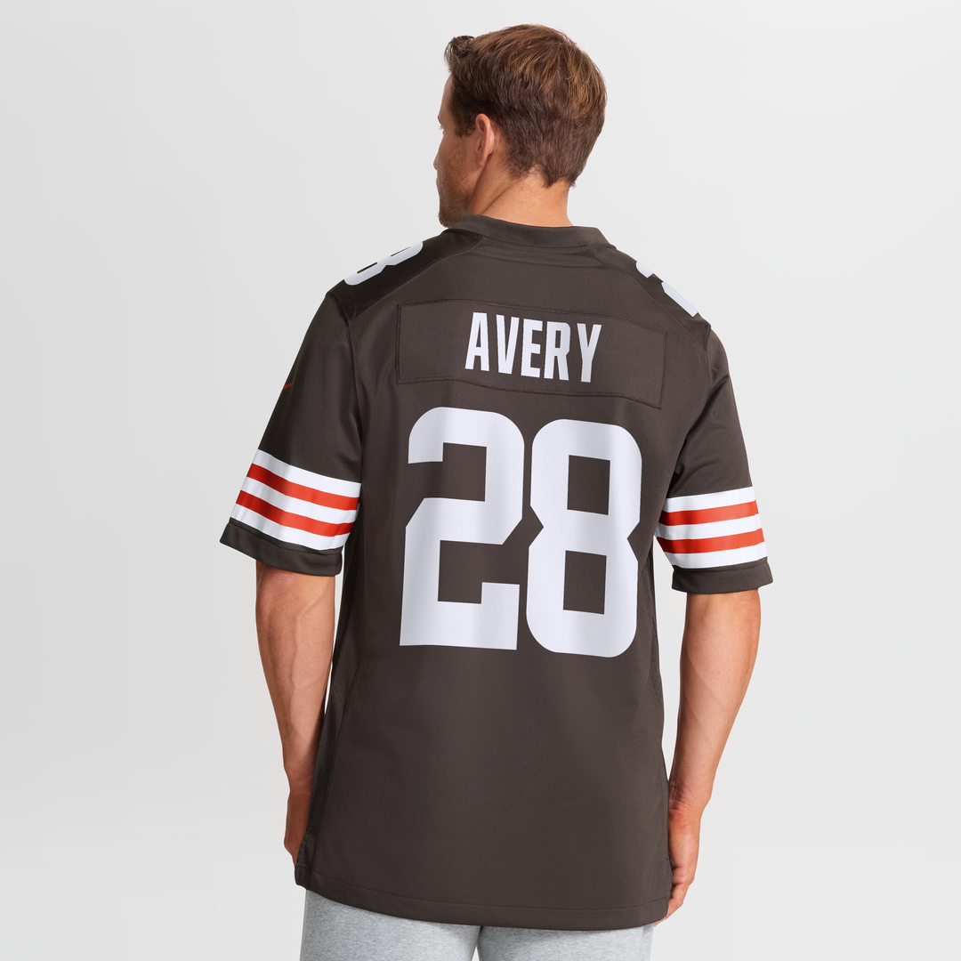 Tre Avery Cleveland Browns Nike Brown Team Game Jersey