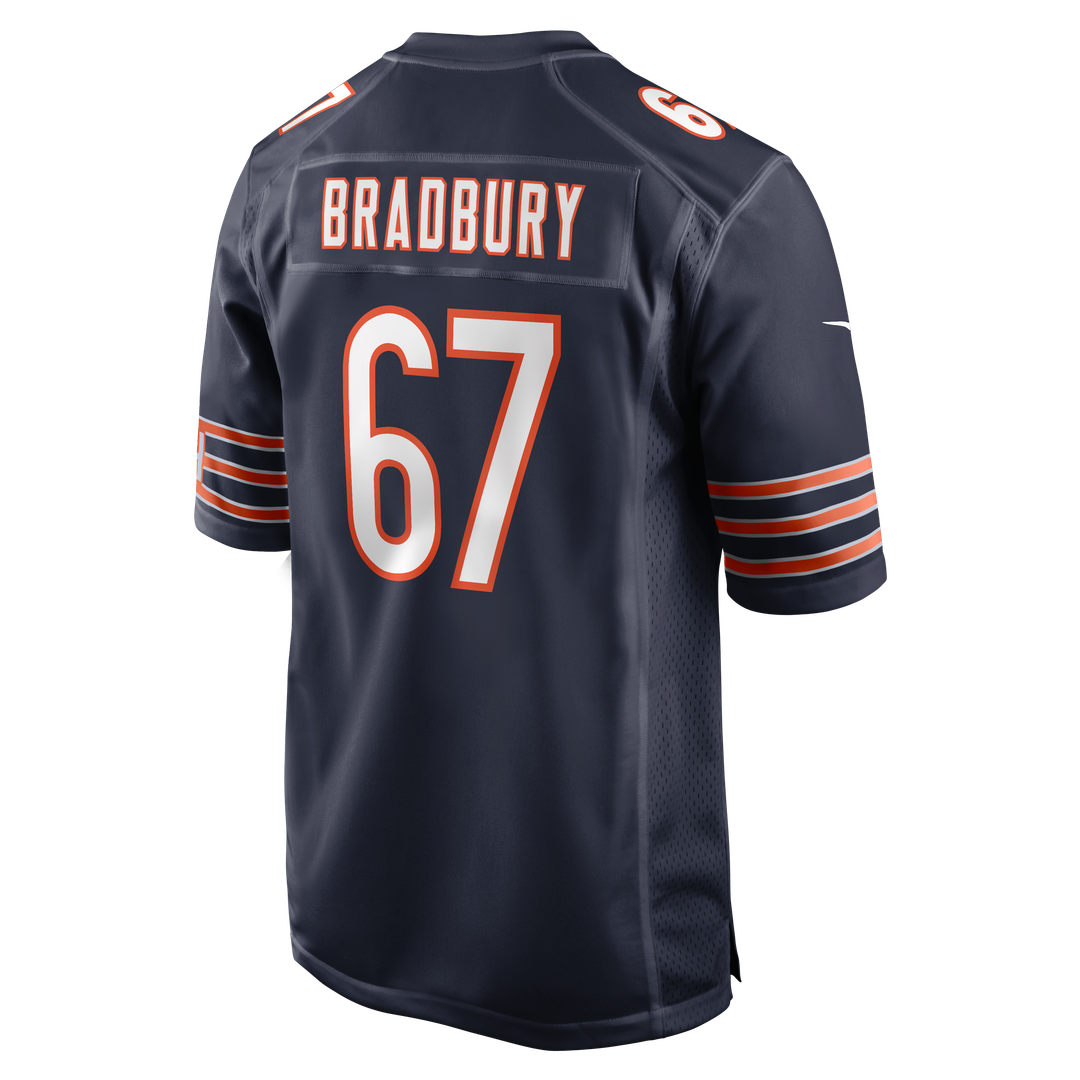 Garrett Bradbury Chicago Bears Nike Navy Team Game Jersey