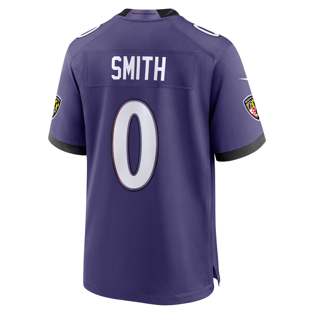Roquan Smith Baltimore Ravens Nike Purple Team Game Jersey