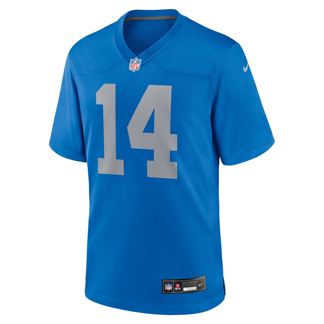 Amon-Ra St. Brown Detroit Lions Nike Blue Alternate Game Jersey