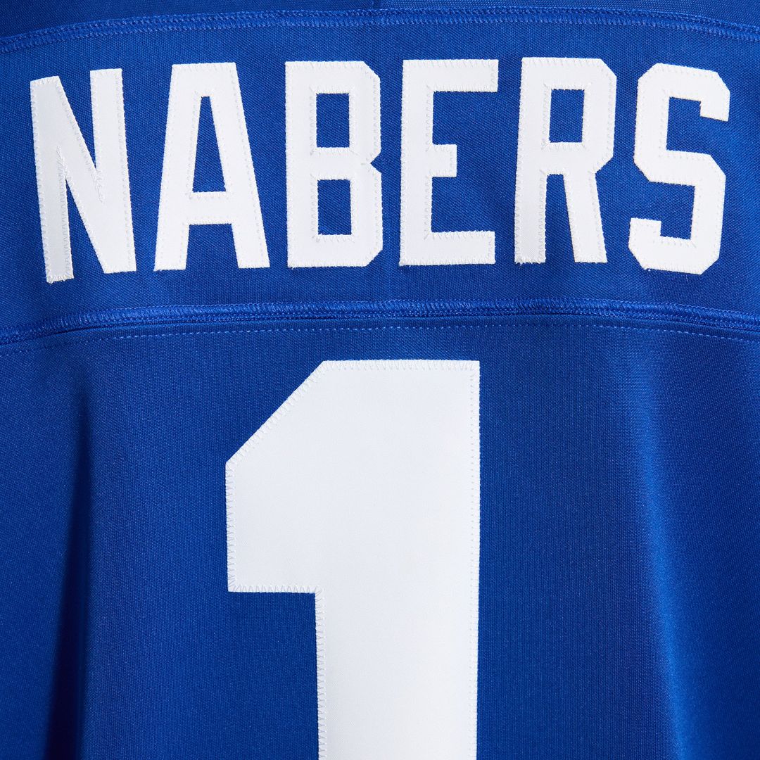 Malik Nabers New York Giants Nike Royal Team Vapor F.U.S.E. Stitched Limited Jersey