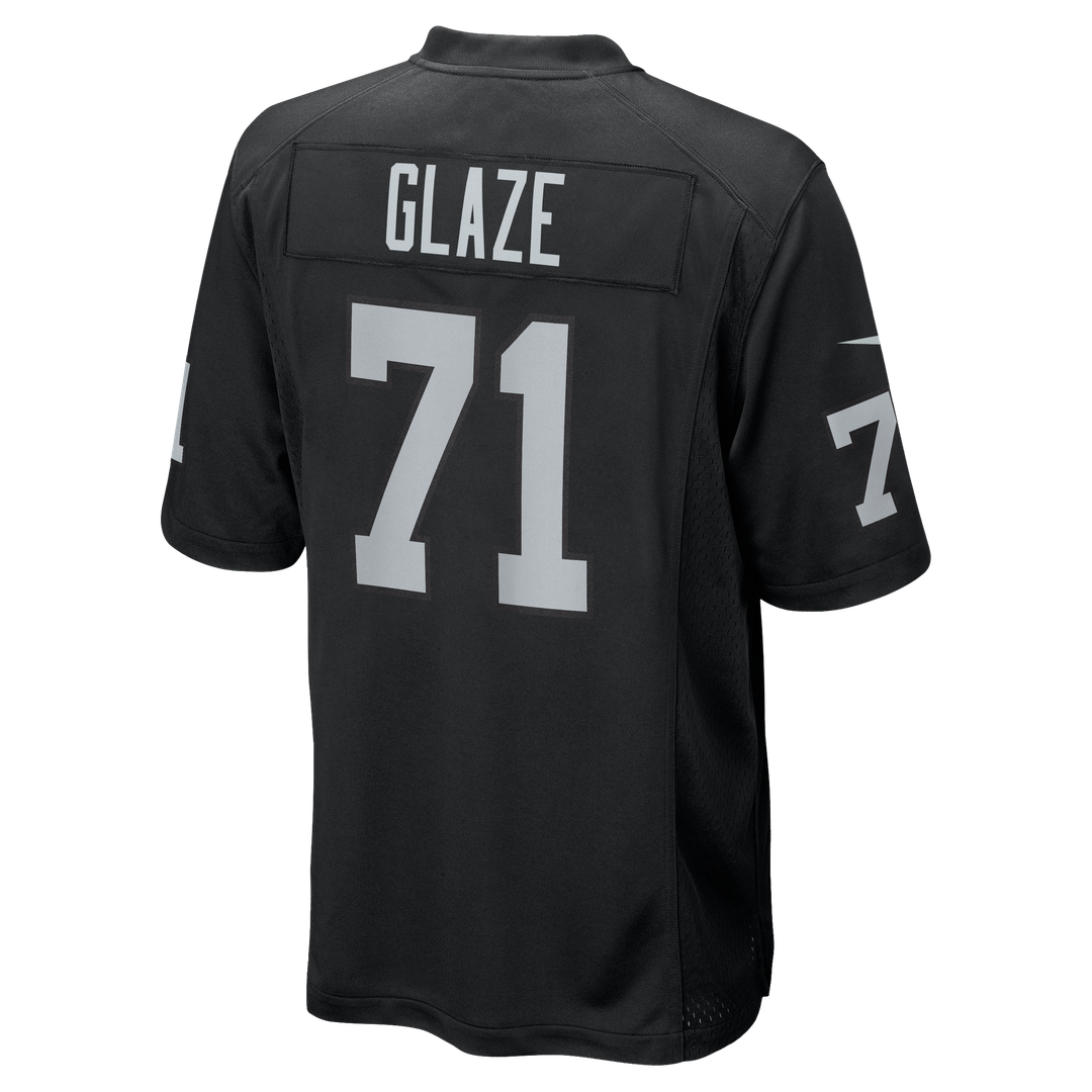 DJ Glaze Las Vegas Raiders Nike Black Team Game Jersey