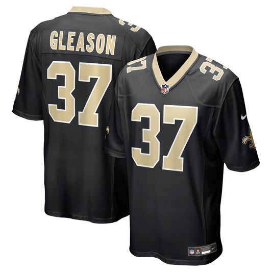 Steve Gleason New Orleans Saints Nike Black Game Retired Player Jersey