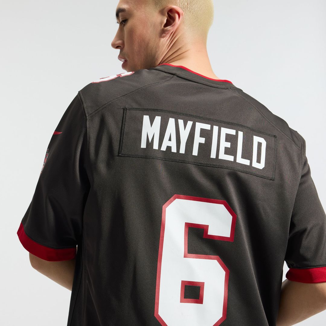 Baker Mayfield Tampa Bay Buccaneers Nike Pewter Alternate Game Player Jersey