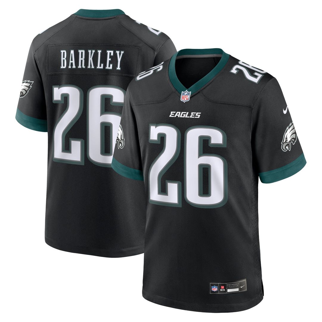Saquon Barkley Philadelphia Eagles Nike Midnight Green Game Player Jersey