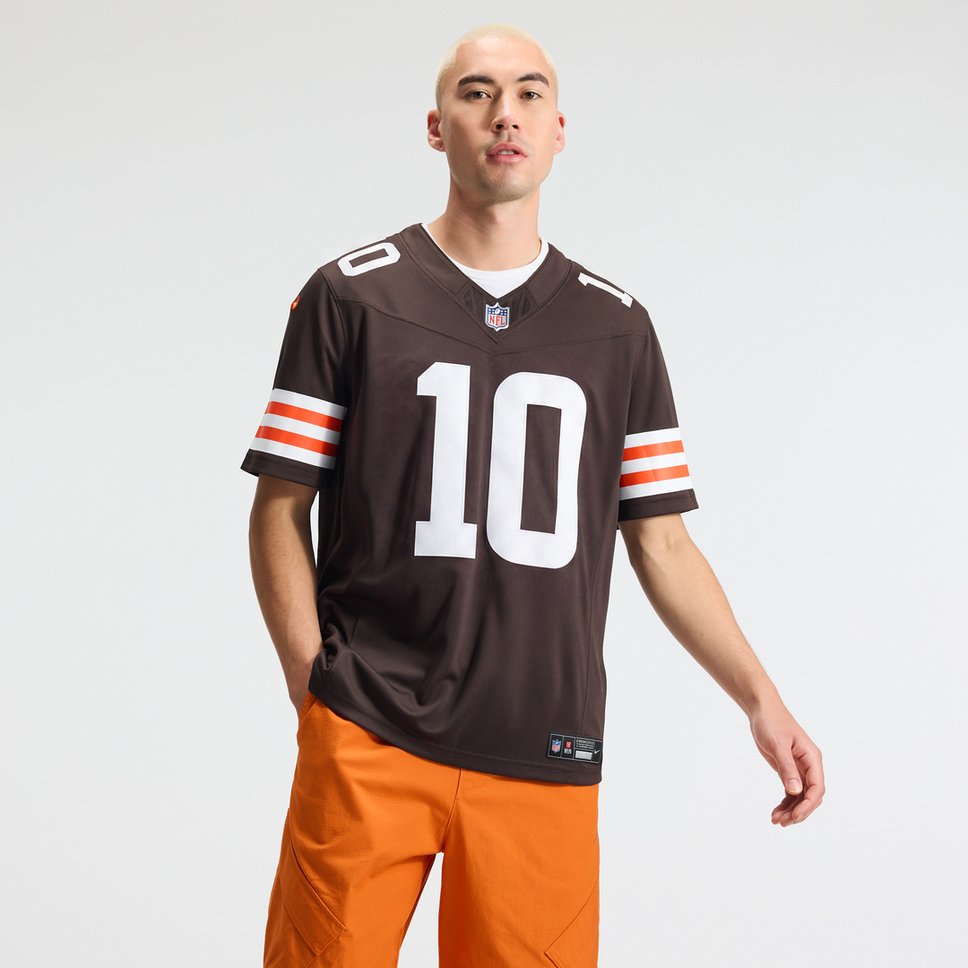 Quinshon Judkins Cleveland Browns Nike Brown Team Vapor F.U.S.E. Stitched Limited Jersey
