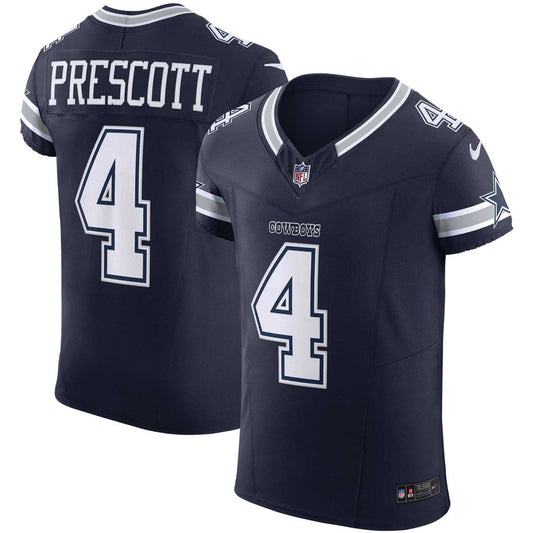 Dak Prescott Dallas Cowboys Nike Navy Team Vapor F.U.S.E. Elite Jersey