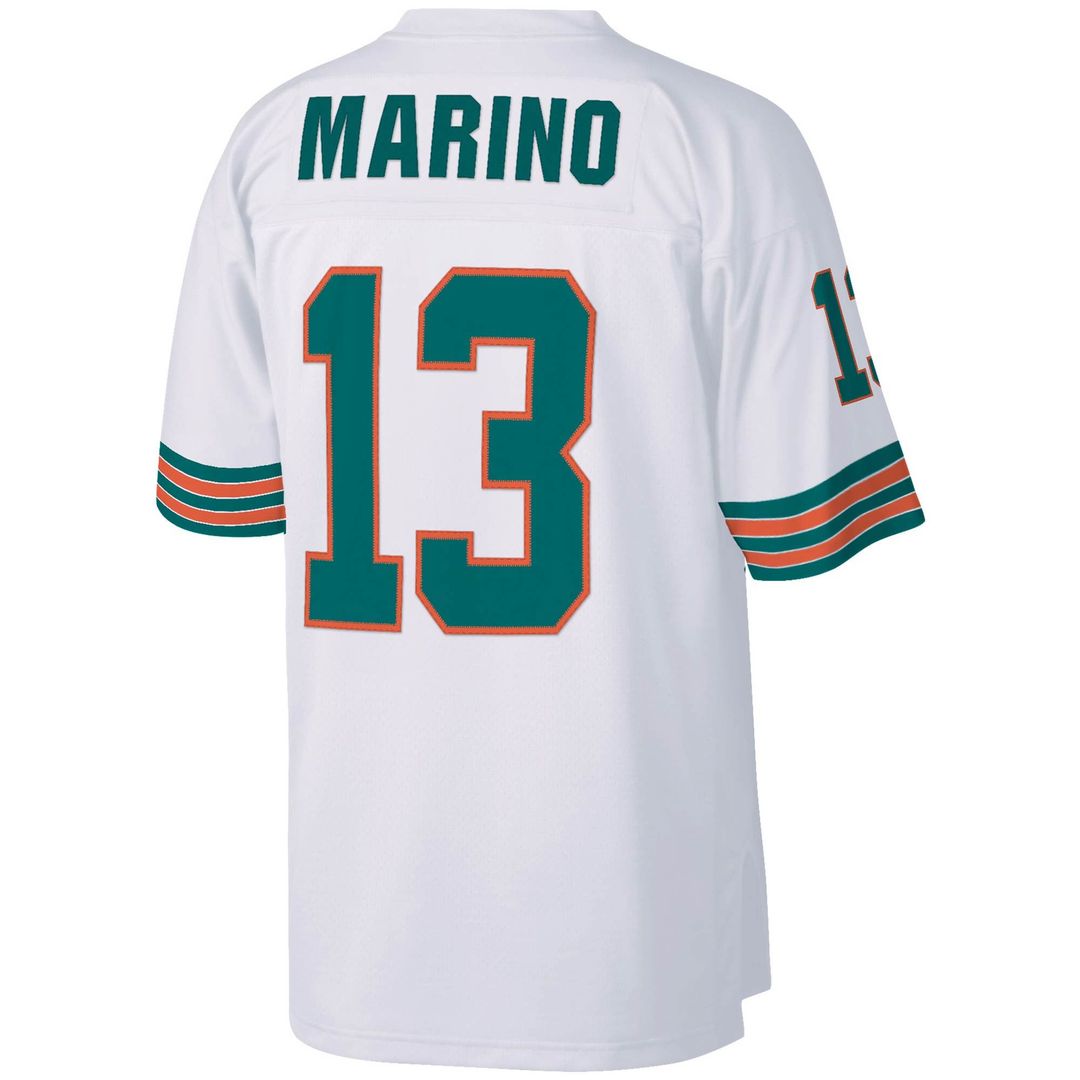 Dan Marino Miami Dolphins Mitchell & Ness White Big & Tall 1984 Retired Player Replica Jersey
