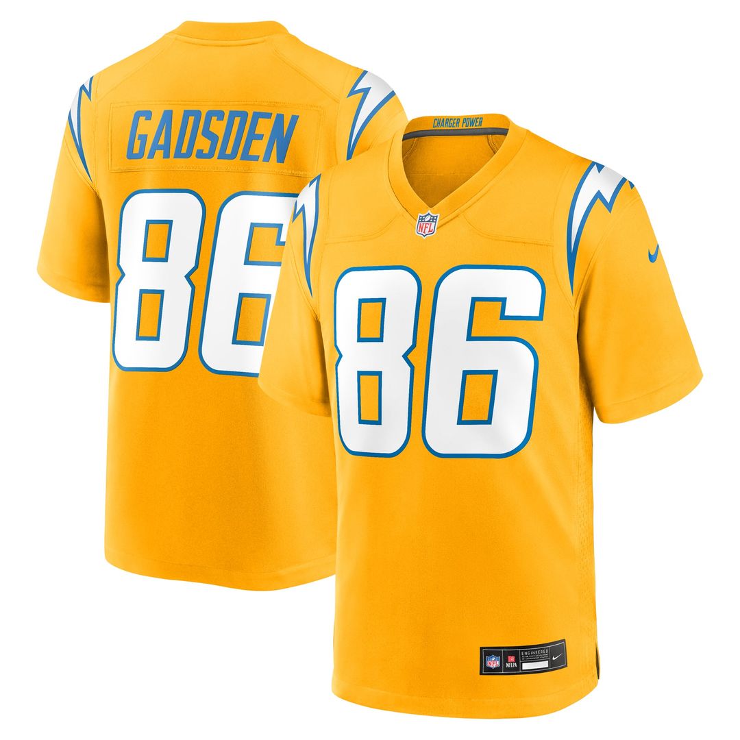 Oronde Gadsden Los Angeles Chargers Nike Powder Blue Team Game Jersey