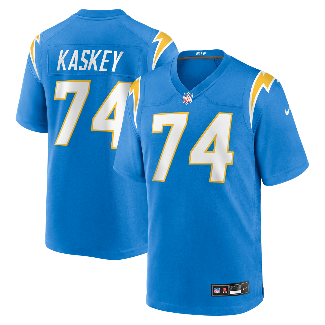 Matt Kaskey Los Angeles Chargers Nike Powder Blue Team Game Jersey