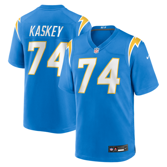 Matt Kaskey Los Angeles Chargers Nike Powder Blue Team Game Jersey