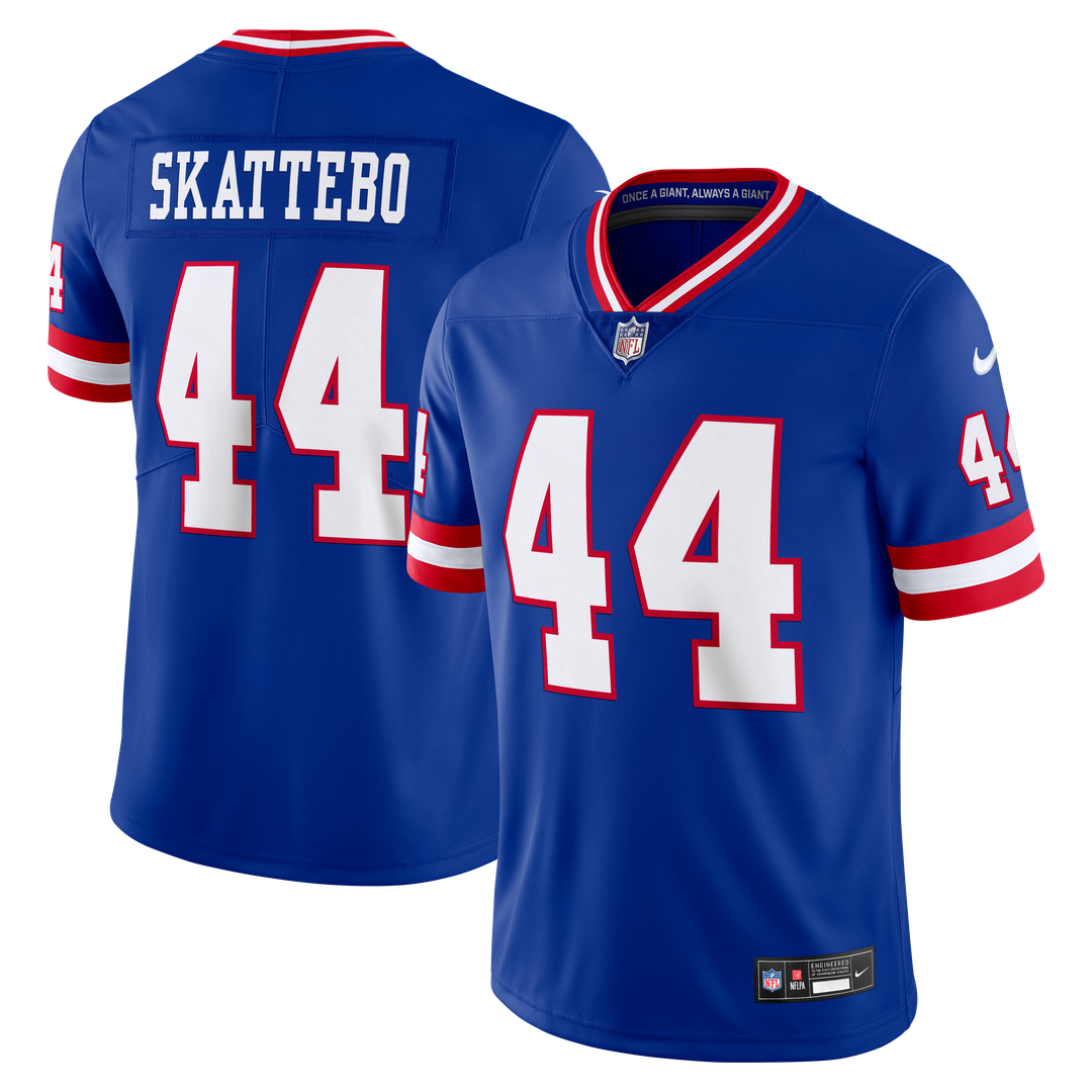 Cam Skattebo New York Giants Nike Royal Legacy Vapor Untouchable Stitched Limited Jersey