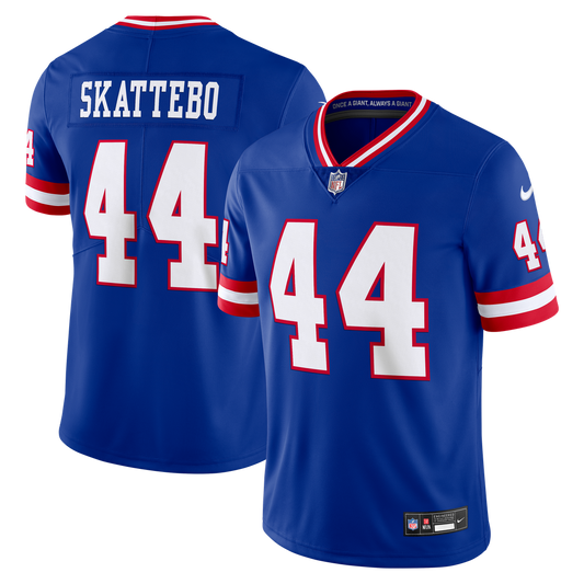 Cam Skattebo New York Giants Nike Royal Legacy Vapor Untouchable Stitched Limited Jersey
