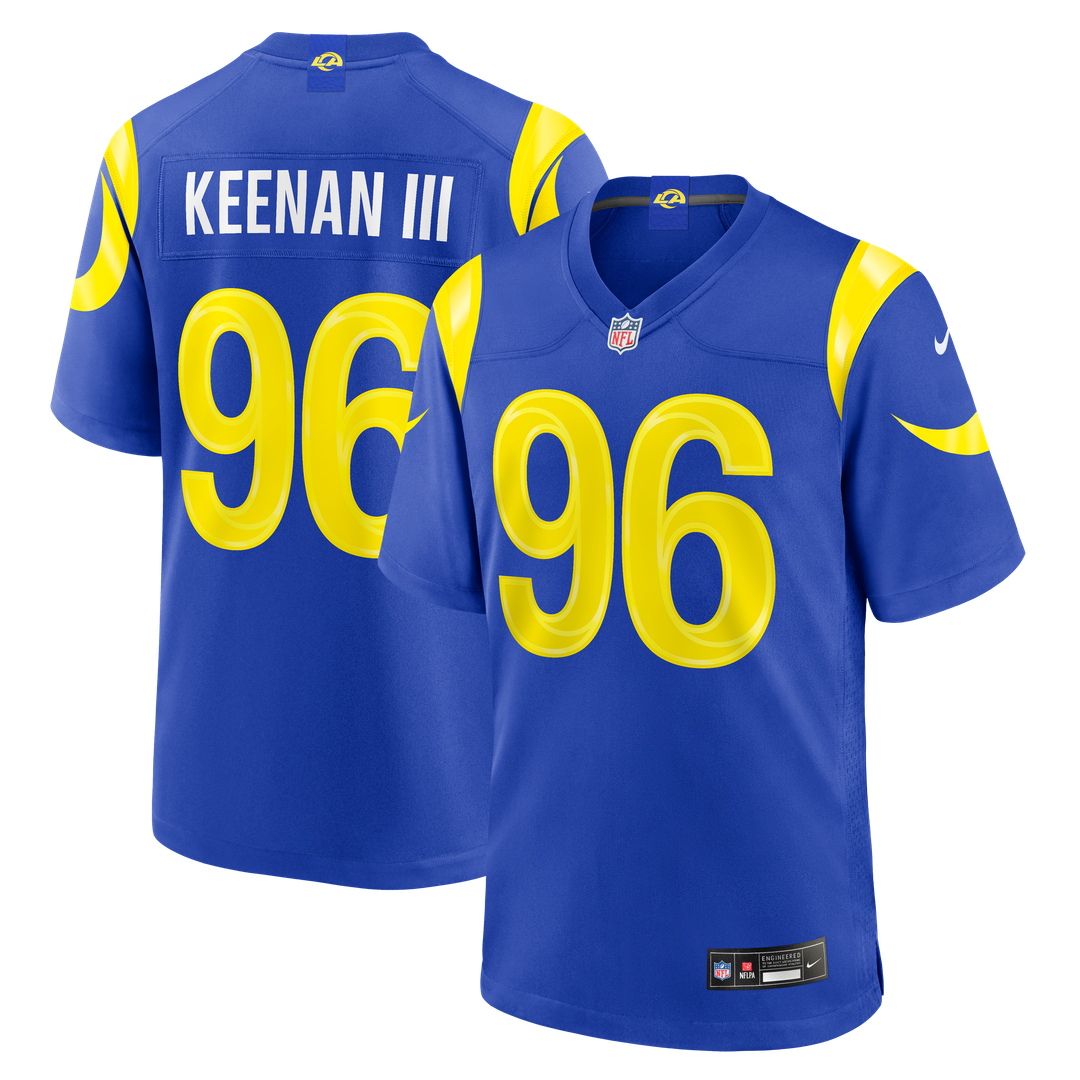 Tim Keenan III Los Angeles Rams Nike Royal Team Game Jersey