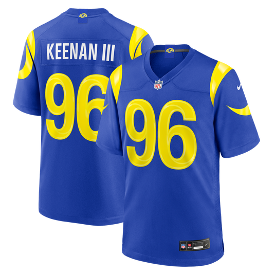 Tim Keenan III Los Angeles Rams Nike Royal Team Game Jersey