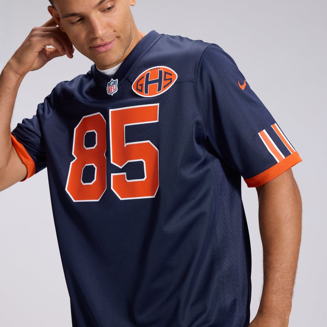 Cole Kmet Chicago Bears Nike Navy 2026 Rivalries Collection Game Jersey