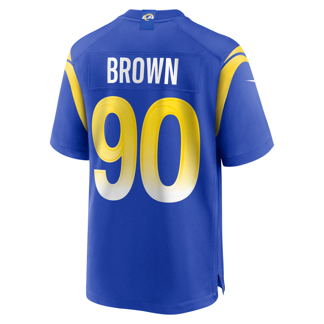 Earnest Brown IV Los Angeles Rams Nike Royal Team Game Jersey