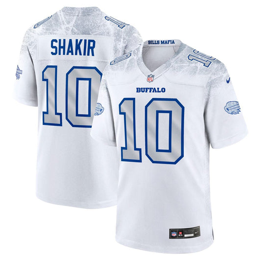 Khalil Shakir Buffalo Bills Nike White Rivalries Collection Game Jersey