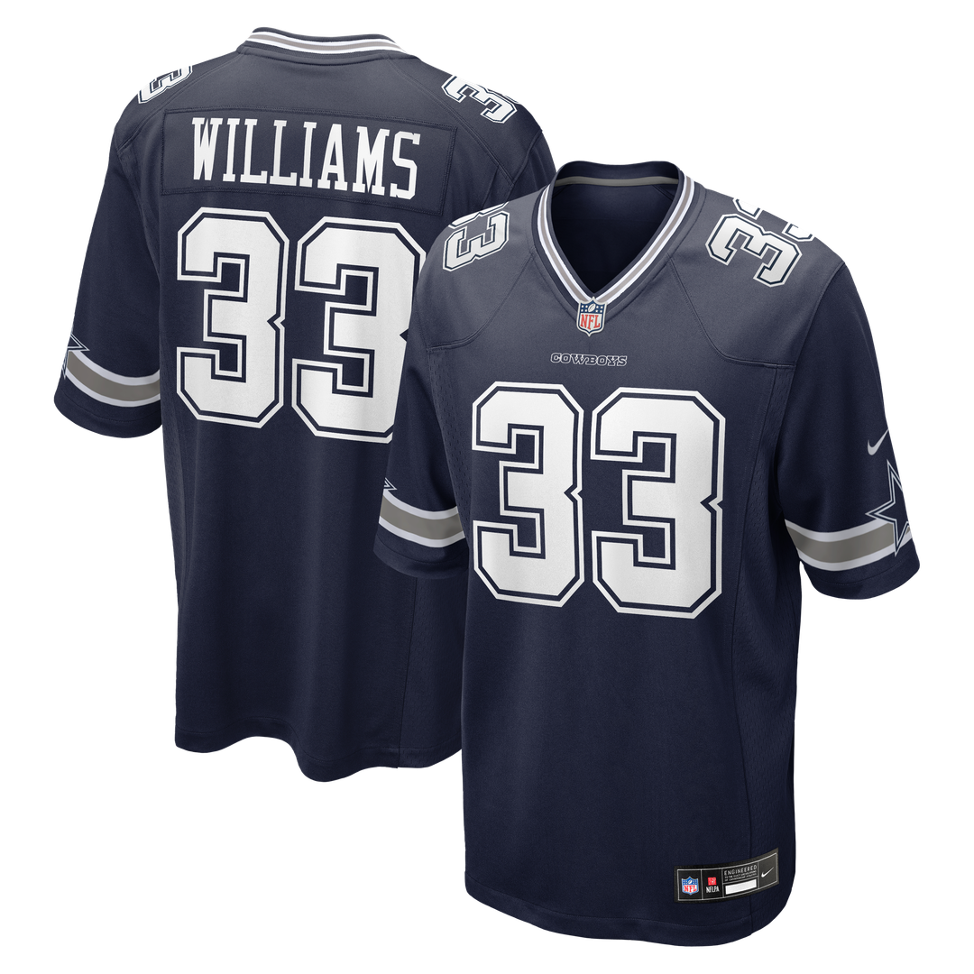 Javonte Williams Dallas Cowboys Nike Navy Team Game Jersey
