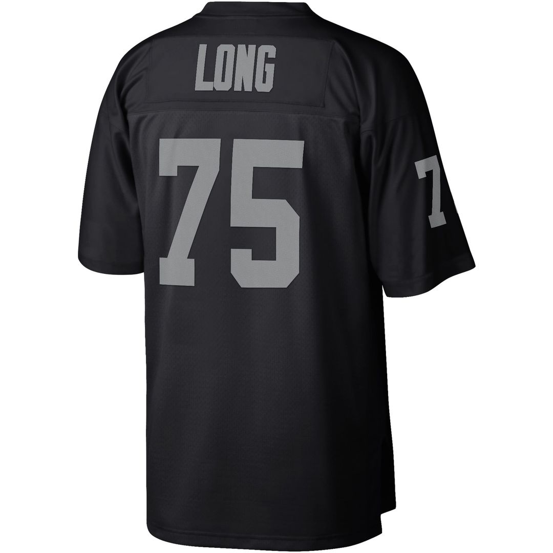 Howie Long Las Vegas Raiders Mitchell & Ness Black Legacy Replica Jersey