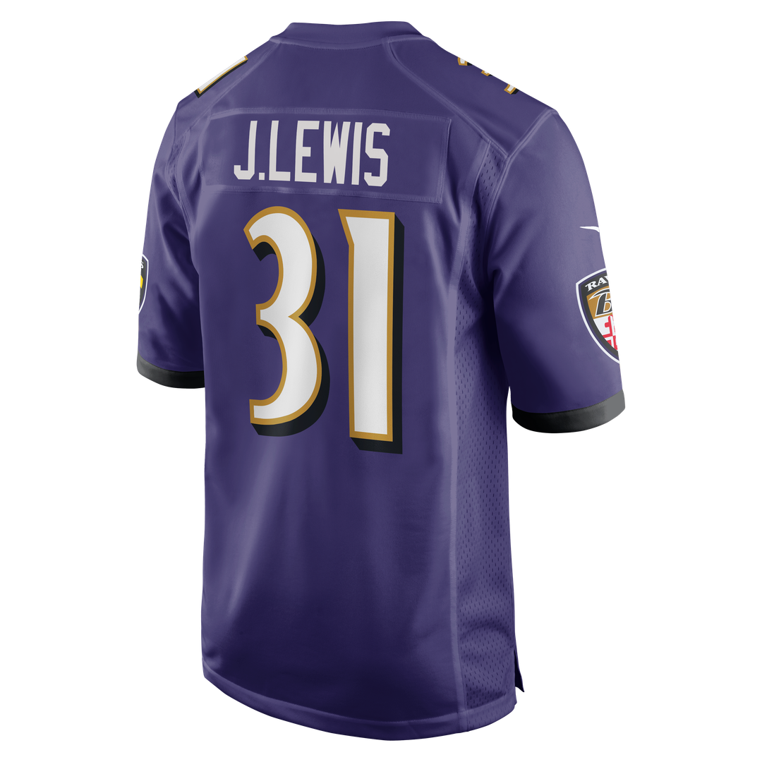 Jamal Lewis Baltimore Ravens Nike Purple Game Retired Player Jersey