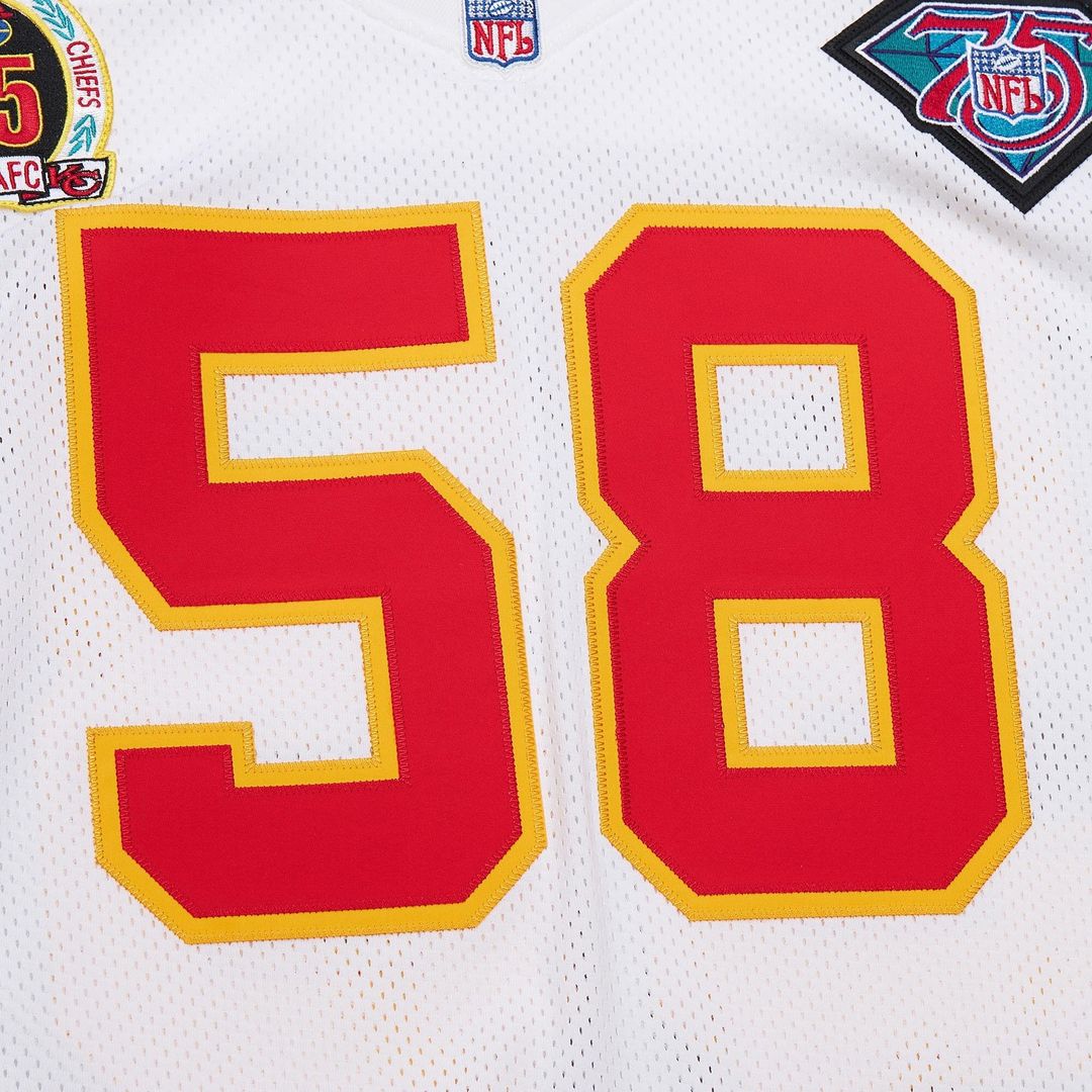 Derrick Thomas Kansas City Chiefs 1994 Mitchell & Ness White Authentic Throwback Retired Player Jersey