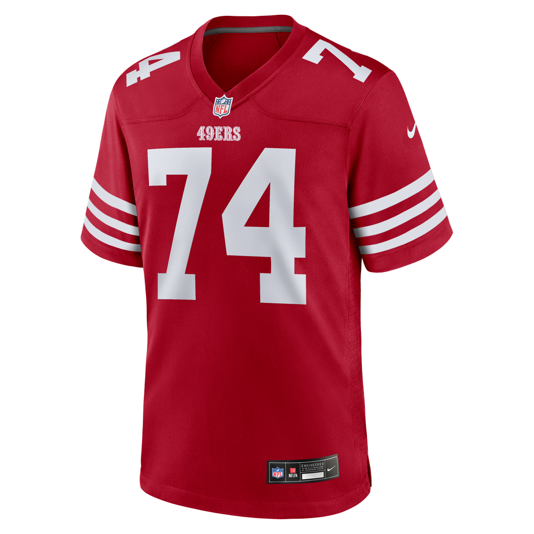 Brett Toth San Francisco 49ers Nike Scarlet Team Game Jersey