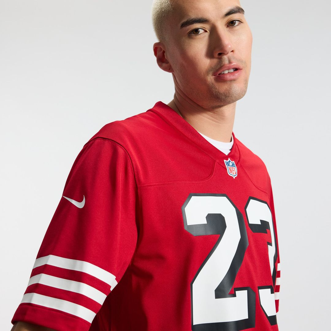 Christian McCaffrey San Francisco 49ers Nike Scarlet Alternate Game Player Jersey