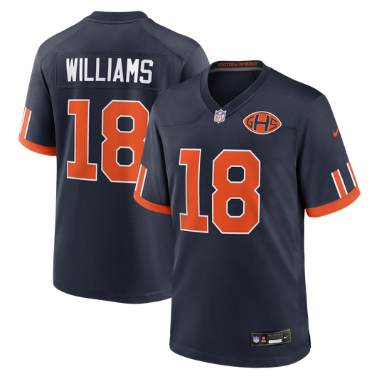 Caleb Williams Chicago Bears Nike Navy 2026 Rivalries Collection Game Jersey