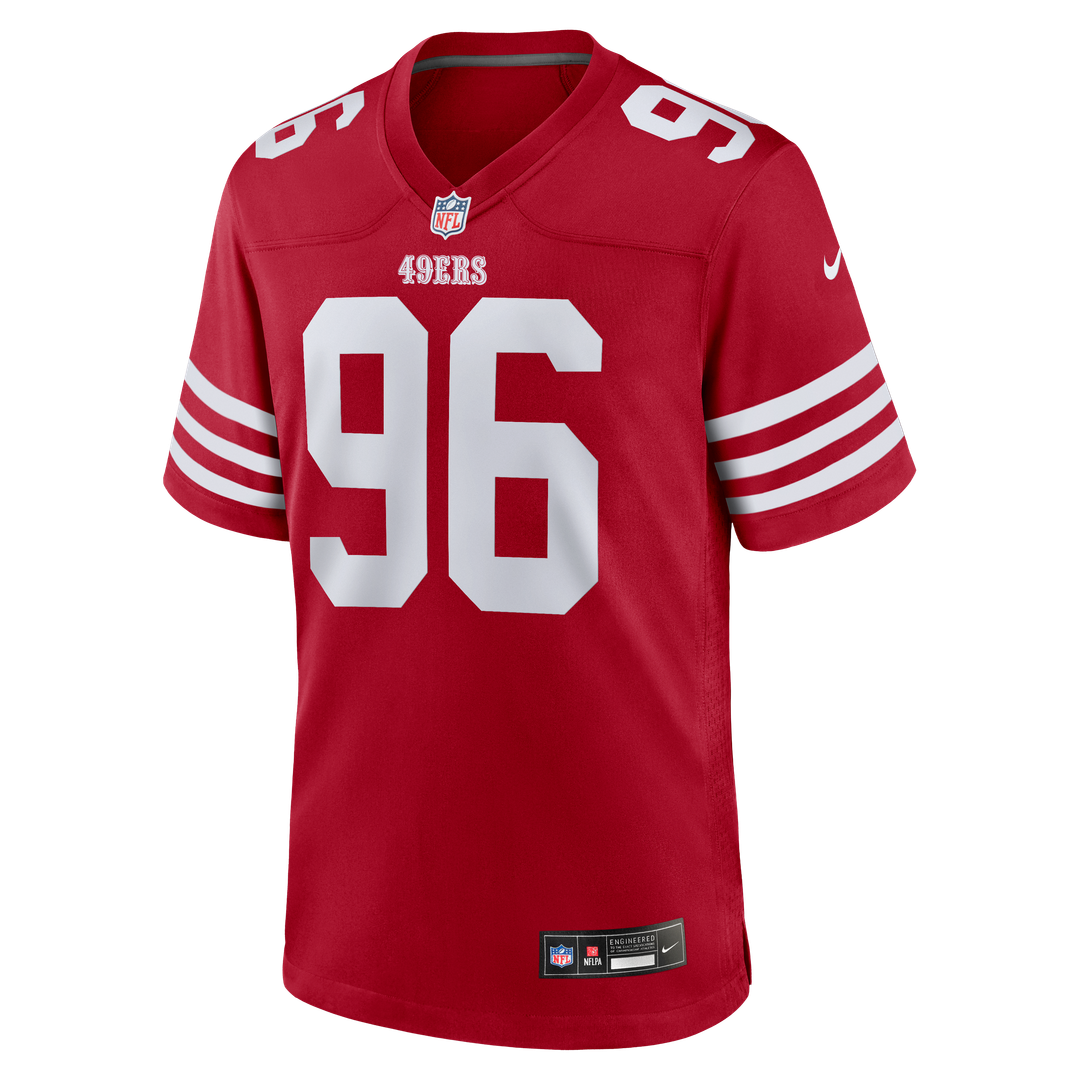 Jordan Jefferson San Francisco 49ers Nike Scarlet Team Game Jersey