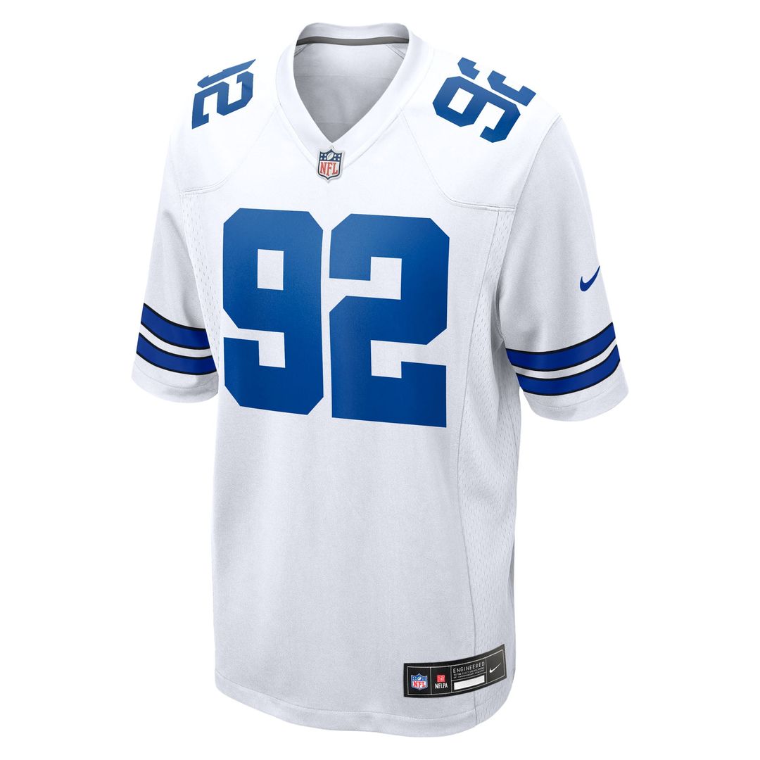 Quinnen Williams Dallas Cowboys Nike White Game Jersey