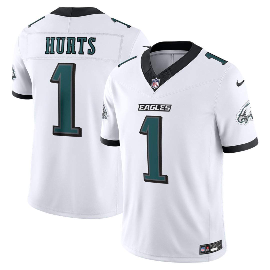 Jalen Hurts Philadelphia Eagles Nike White Vapor F.U.S.E. Stitched Limited Jersey