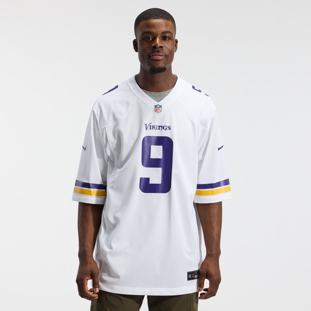 J.J. McCarthy Minnesota Vikings Nike White Game Jersey