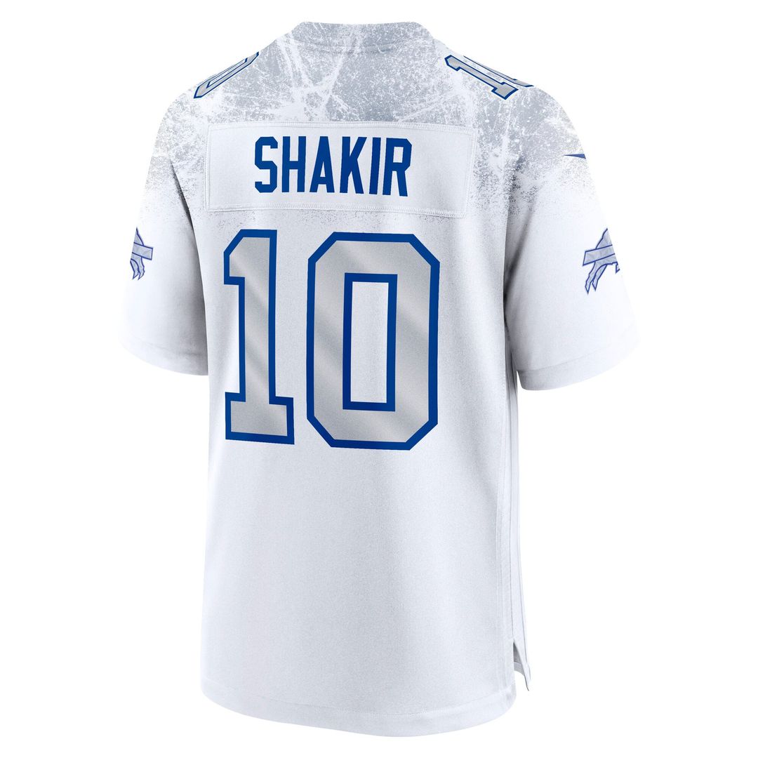 Khalil Shakir Buffalo Bills Nike White Rivalries Collection Game Jersey