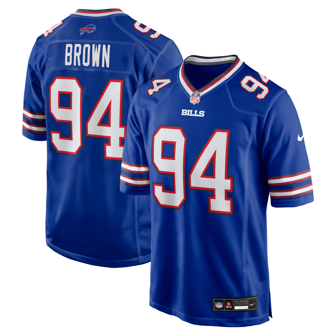 Andrew Brown Buffalo Bills Nike Royal Game Jersey