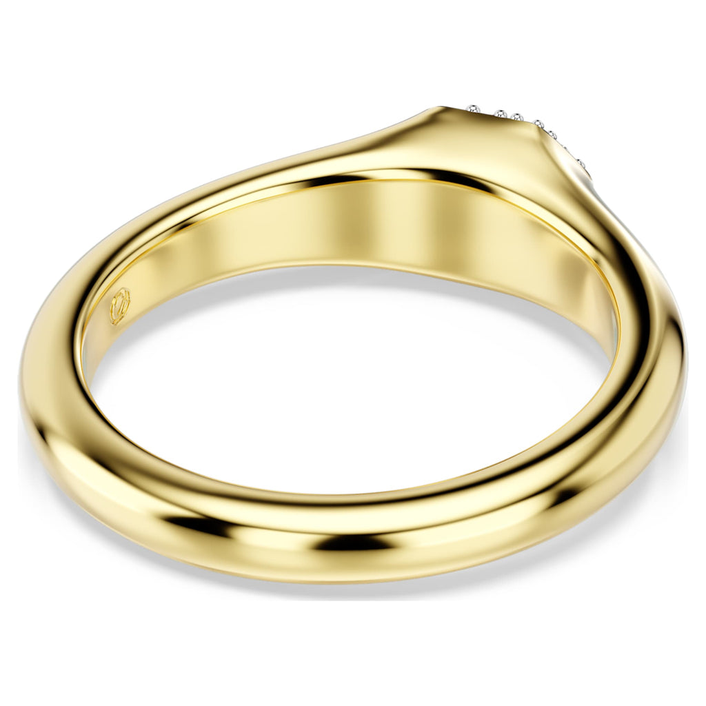 Swarovski Dextera ring Mixed cuts, White, 18K gold finish