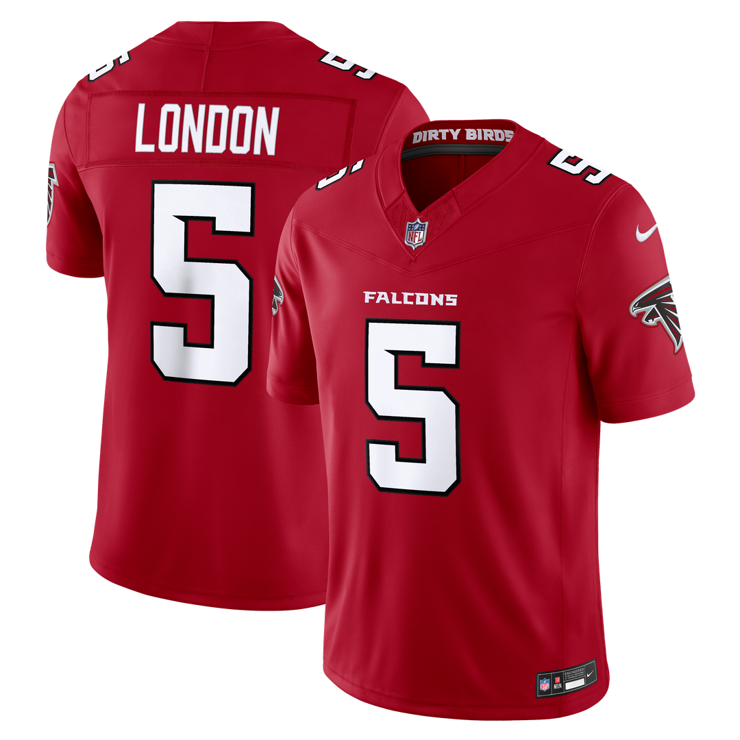Drake London Atlanta Falcons Nike Black Alternate Throwback Vapor F.U.S.E. Stitched Limited Jersey
