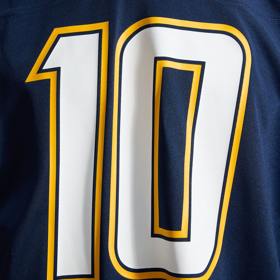 Justin Herbert Los Angeles Chargers Nike Gold Alternate Charger Power Game Player Jersey