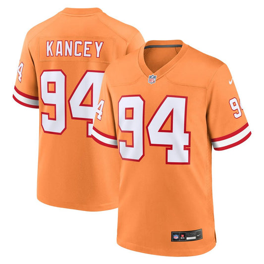 Calijah Kancey Tampa Bay Buccaneers Nike Orange Alternate Game Jersey
