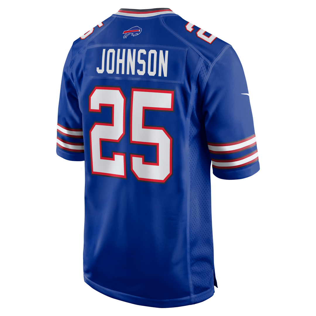 Ty Johnson Buffalo Bills Nike Royal Team Game Jersey