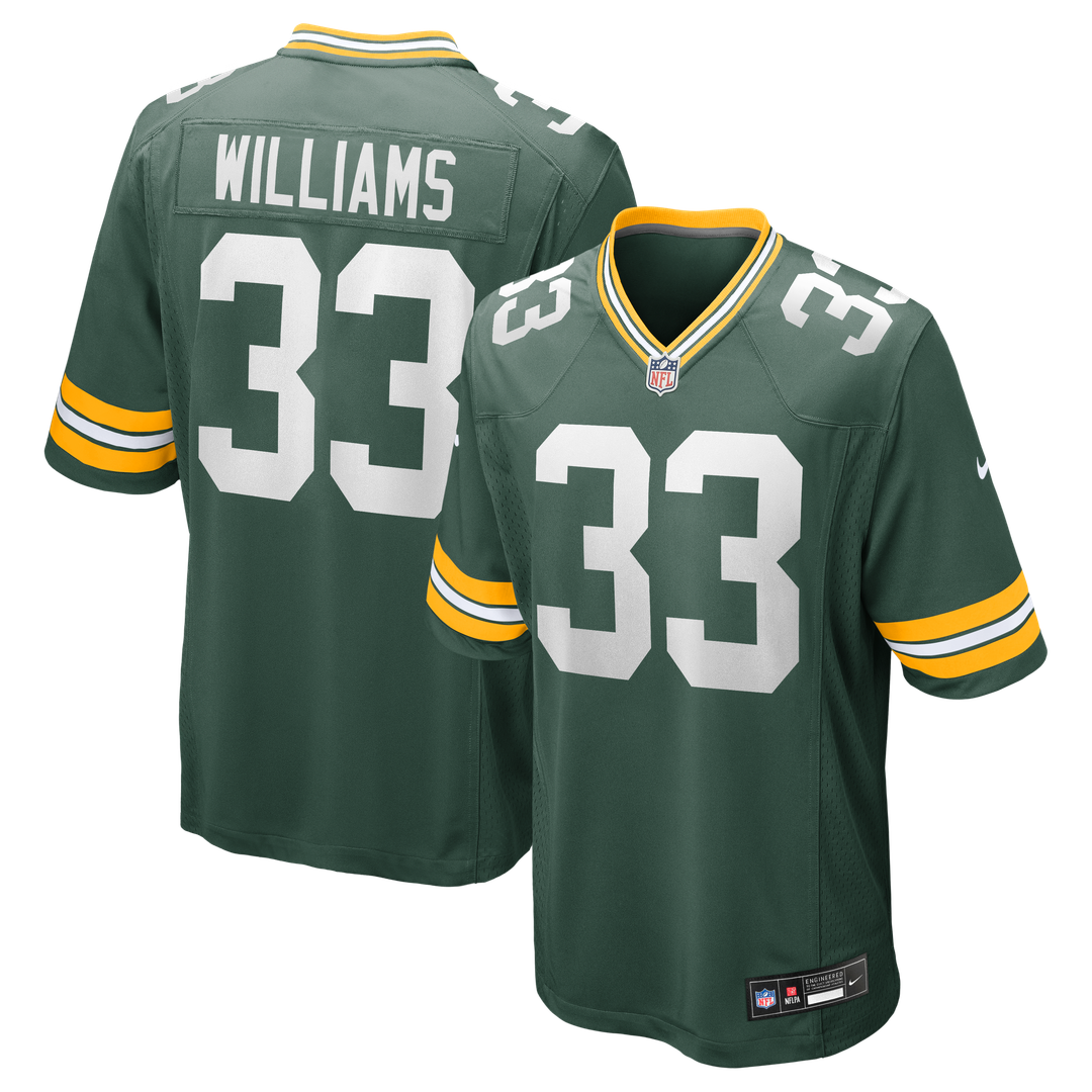 Evan Williams Green Bay Packers Nike Green Game Jersey