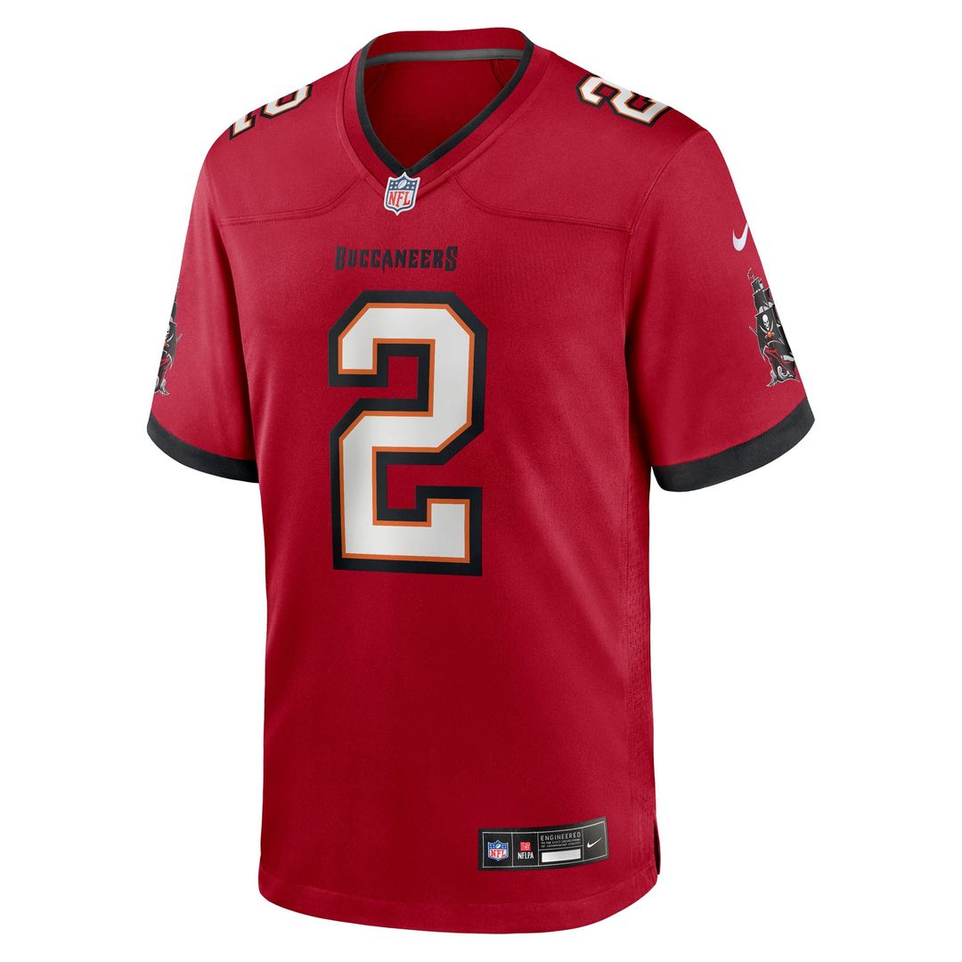 Emeka Egbuka Tampa Bay Buccaneers Nike Red Team Game Jersey
