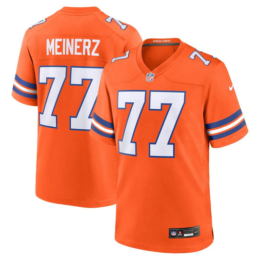 Quinn Meinerz Denver Broncos Nike Orange Alternate Game Jersey
