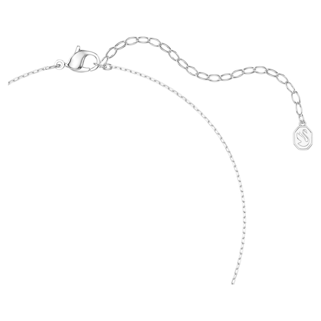 Swarovski Diapason pendant Mixed cuts, White, Rhodium plated