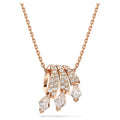 Swarovski Dragon & Phoenix pendant Dragon’s claw, White, 18K rose gold finish