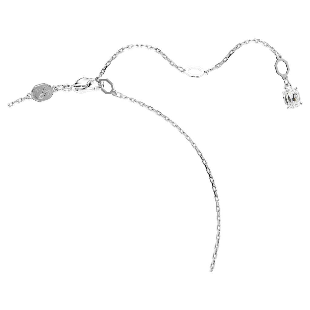 Swarovski Dragon & Phoenix pendant Dragon’s claw, White, Rhodium plated