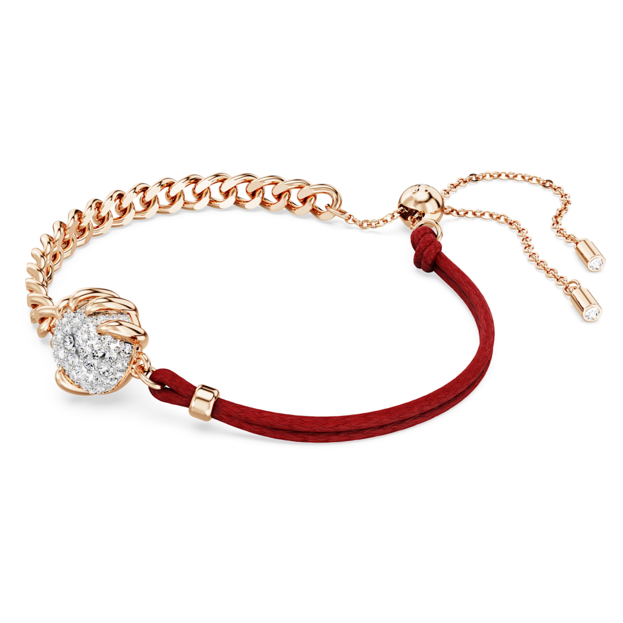 Swarovski Dragon and Phoenix bracelet Dragon’s claw, Red, Mixed metal finish