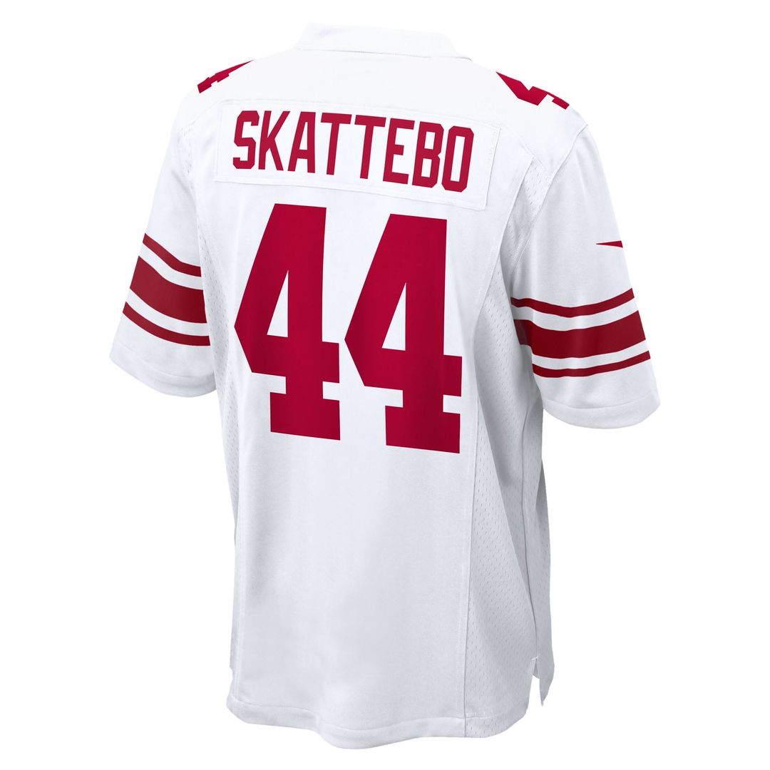 Cam Skattebo New York Giants Nike White Game Jersey