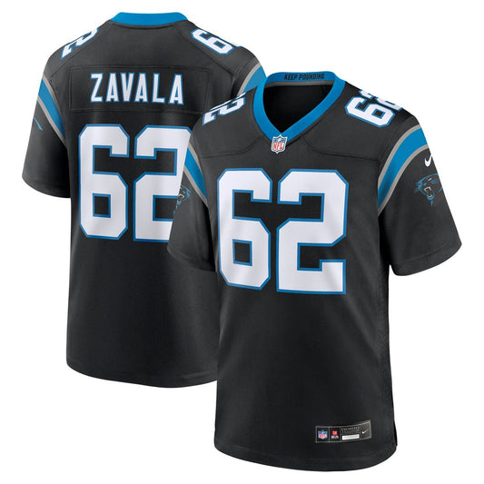 Chandler Zavala Carolina Panthers Nike Black Game Jersey